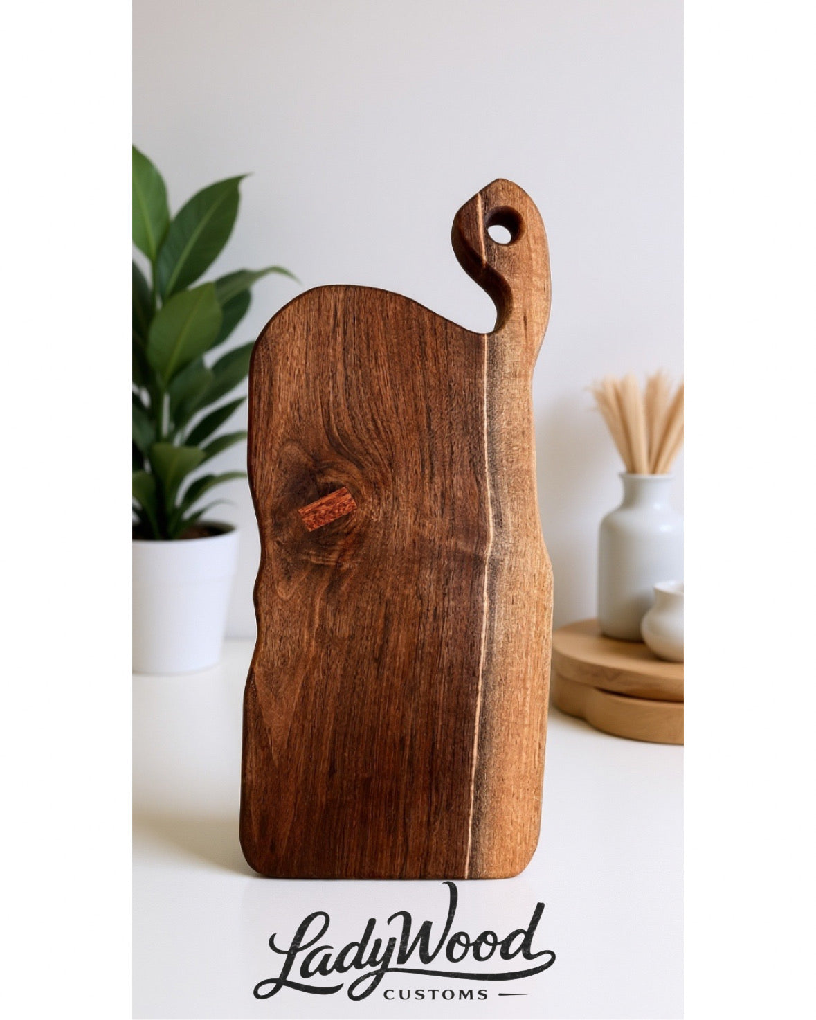 Live Edge Black Walnut Charcuterie Board